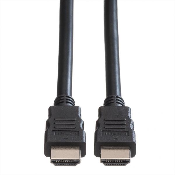 ROLINE GREEN HDMI HIGH SPEED CABLE, M/M, BLACK, 1M [11.44.5571]