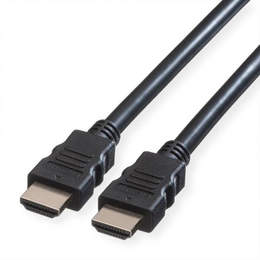 ROLINE GREEN HDMI HIGH SPEED CABLE, M/M, BLACK, 1M [11.44.5571]