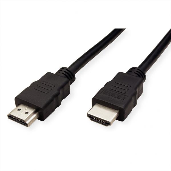 ROLINE GREEN HDMI HIGH SPEED CABLE E ETHERNET, M M, BLACK, 2M [11.44.5732]