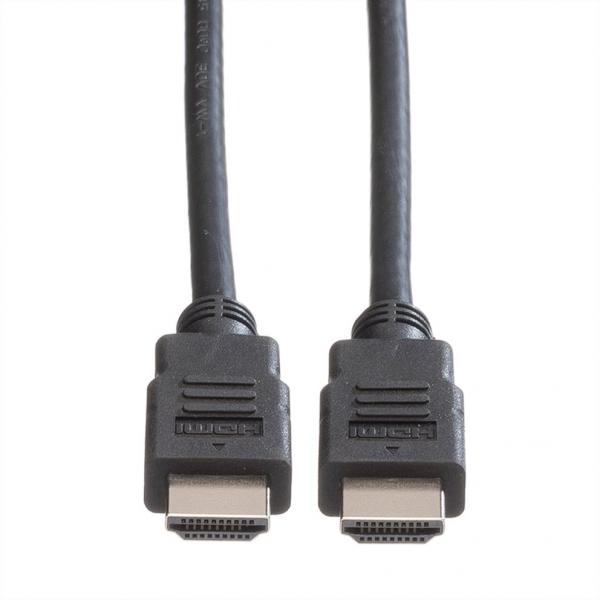 ROLINE GREEN HDMI HIGH SPEED CABLE E ETHERNET, M M, BLACK, 2M [11.44.5732]