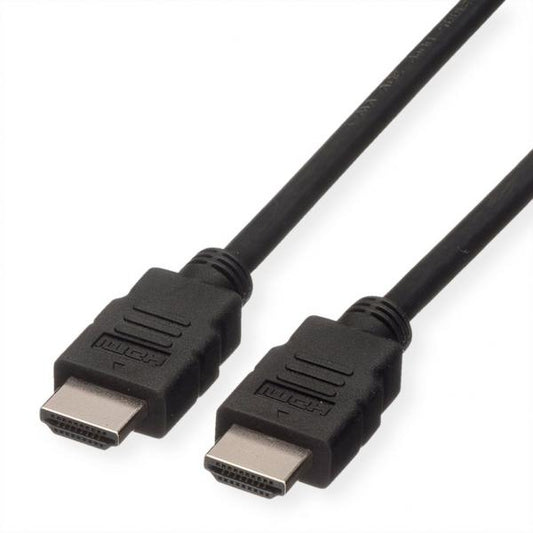 ROLINE GREEN HDMI HIGH SPEED CABLE E ETHERNET, M M, BLACK, 1M [11.44.5731]