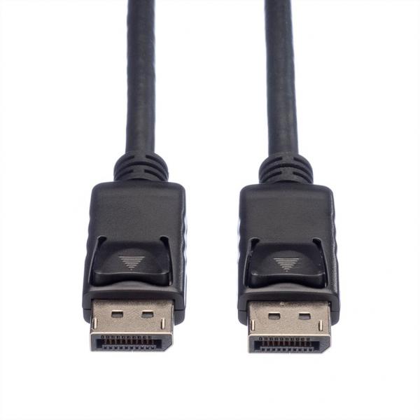 ROLINE GREEN DISPLAYPORT CABLE, DP - DP, M/M, BLACK, 1M [11.44.5761]