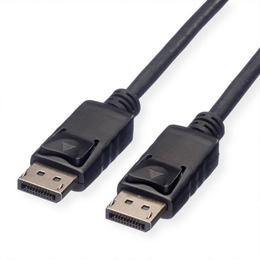 CABLE DISPLAYPORT VERDE ROLINE, DP - DP, M/M, NEGRO, 1M [11.44.5761] 