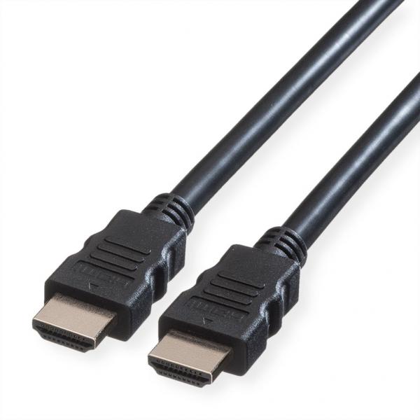 ROLINE GREEN HDMI HIGH SPEED CABLE, M/M, BLACK, 2M [11.44.5572]