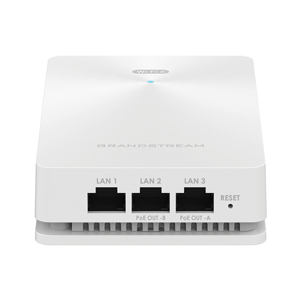 Grandstream GWN7661 - Inwall Wi-Fi 6 Access Point, 22:2, 1x PoE in, 2x PoE out, up to 500 wireless clients GWN7661 [GWN7661]