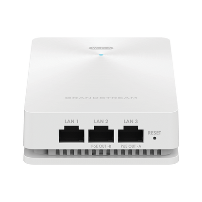 Grandstream GWN7661 - Inwall Wi-Fi 6 Access Point, 22:2, 1x PoE in, 2x PoE out, up to 500 wireless clients GWN7661 [GWN7661]