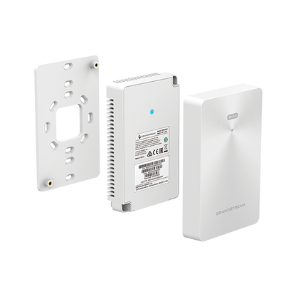 Grandstream GWN7661 - Inwall Wi-Fi 6 Access Point, 22:2, 1x PoE in, 2x PoE out, up to 500 wireless clients GWN7661 [GWN7661]