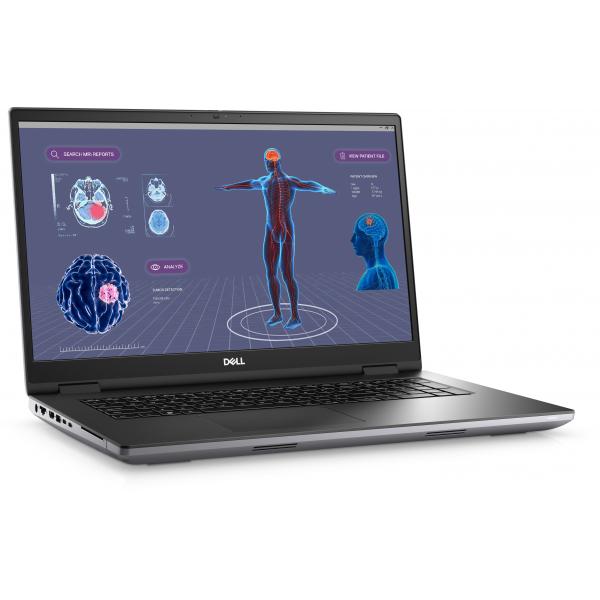 DELL Precision 7780 Intel Core i7 i7-13850HX Estación de trabajo móvil 43,9 cm (17.3") Full HD 16 GB DDR5-SDRAM 512 GB SSD NVIDIA RTX 2000 Ada Wi-Fi 6E (802.11ax) Windows 11 Pro Gris [1DJV3]