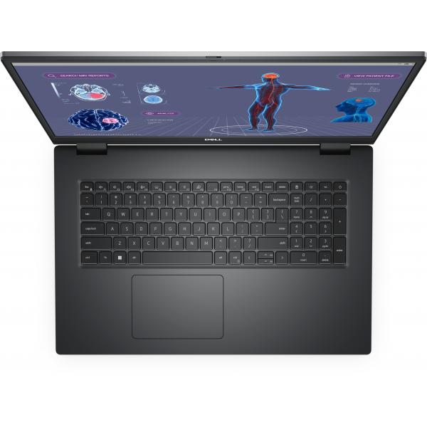 DELL Precision 7780 Intel Core i7 i7-13850HX Workstation mobile 43,9 cm (17.3") Full HD 16 GB DDR5-SDRAM 512 GB SSD NVIDIA RTX 2000 Ada Wi-Fi 6E (802.11ax) Windows 11 Pro Grigio [1DJV3]