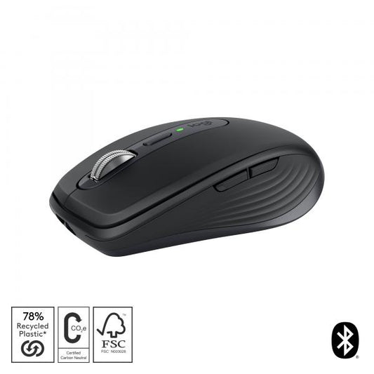 Logitech MX Anywhere 3S Compact Performance Wireless Mouse - Graphite [910-006929]