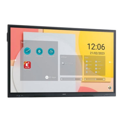 Sharp PN-LC752 Pannello piatto per segnaletica digitale 190,5 cm (75") LCD Wi-Fi 450 cd/m 4K Ultra HD Nero Touch screen Processore integrato Android 11 16/7 [60005892]