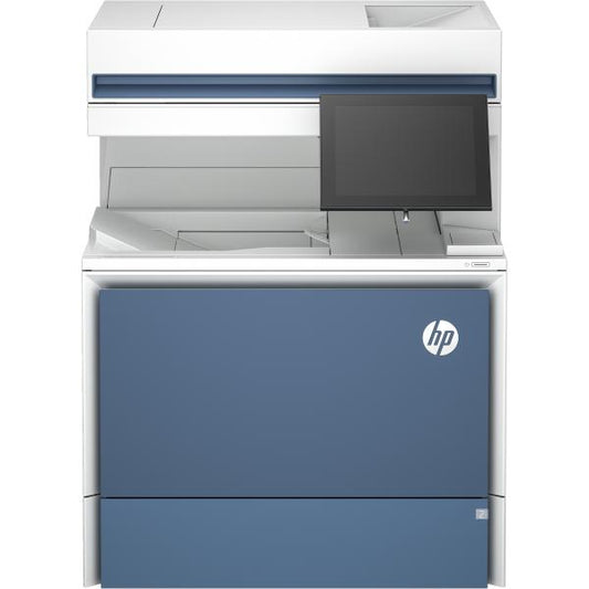 HP Stampante multifunzione Color LaserJet Enterprise 6800dn, Stampa, copia, scansione, fax (opzionale), alimentatore automatico di documenti; Vassoi ad alta capacità opzionali; touchscreen; Cartuccia TerraJet [6QN35A#B19]