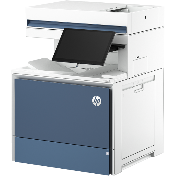 HP Color LaserJet Enterprise Flow Stampante multifunzione Enterprise Color LaserJet Flow 6800zf, Stampa, copia, scansione, fax, Flow; touchscreen; Cucitura; Cartuccia TerraJet [6QN36A#B19]