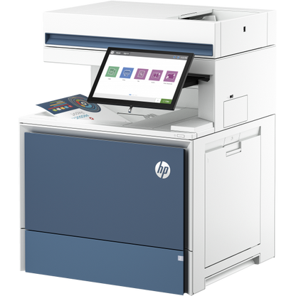 HP Color LaserJet Enterprise Flow Stampante multifunzione Enterprise Color LaserJet Flow 6800zf, Stampa, copia, scansione, fax, Flow; touchscreen; Cucitura; Cartuccia TerraJet [6QN36A#B19]