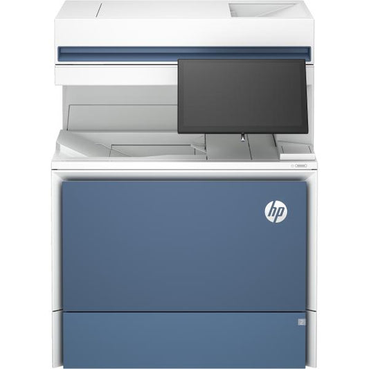 HP Color LaserJet Enterprise Flow Stampante multifunzione Enterprise Color LaserJet Flow 6800zf, Stampa, copia, scansione, fax, Flow; touchscreen; Cucitura; Cartuccia TerraJet [6QN36A#B19]