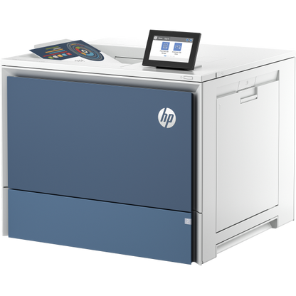 Impresora HP LaserJet Enterprise Color 6701dn, impresión, puerto frontal para unidad flash USB; Bandejas opcionales de alta capacidad; pantalla táctil; Cartucho TerraJet [58M42A#B19]