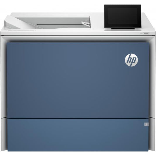 Impresora HP LaserJet Enterprise Color 6701dn, impresión, puerto frontal para unidad flash USB; Bandejas opcionales de alta capacidad; pantalla táctil; Cartucho TerraJet [58M42A#B19]