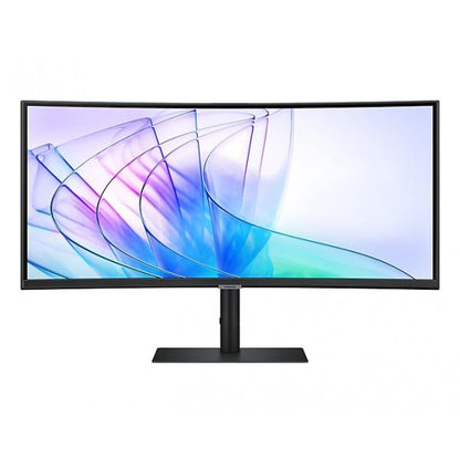 Samsung ViewFinity S6 - 34 inch - Curved - UltraWide Quad HD VA LED Monitor - 3440x1440 - HAS / RJ45 / USB-C / Webcam [LS34C652VAUXEN]