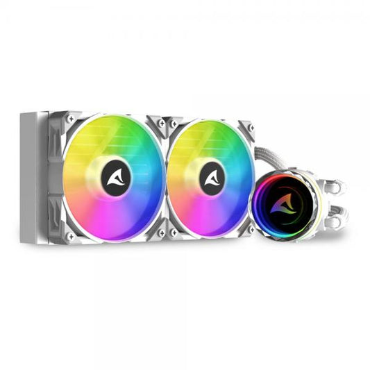 SHARKOON LIQUID COOLING S80 ARGB 240 WHITE [S80 RGB AIO WHITE]