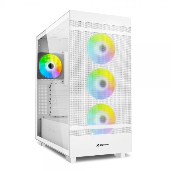 SHARKOON CASE REBEL C50 WHITE RGB [C50 WHITE RGB]