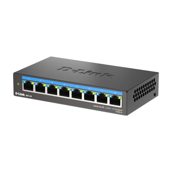 D-LINK SWITCH MULTI-GIGABIT DESKTOP A 8 PORTE DA 2.5 G [DMS-108]