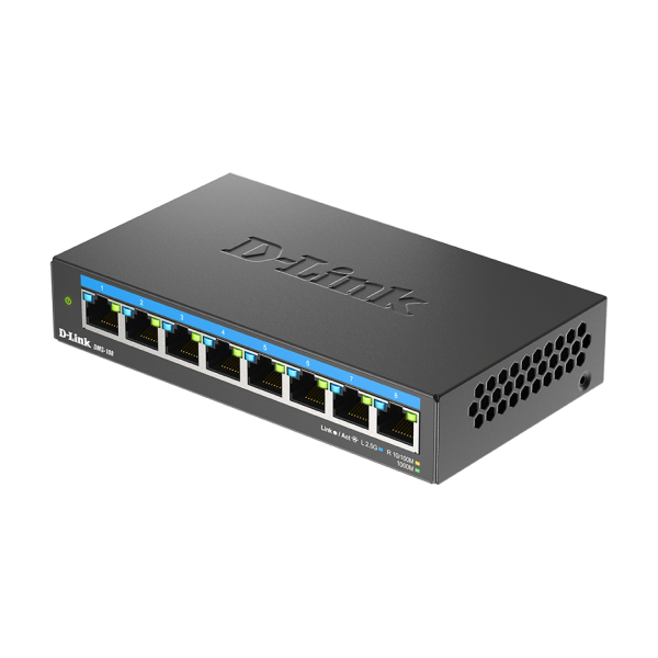 D-LINK SWITCH MULTI-GIGABIT DESKTOP A 8 PORTE DA 2.5 G [DMS-108]