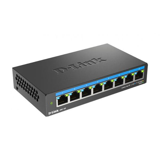 D-LINK SWITCH MULTI-GIGABIT DESKTOP A 8 PORTE DA 2.5 G [DMS-108]