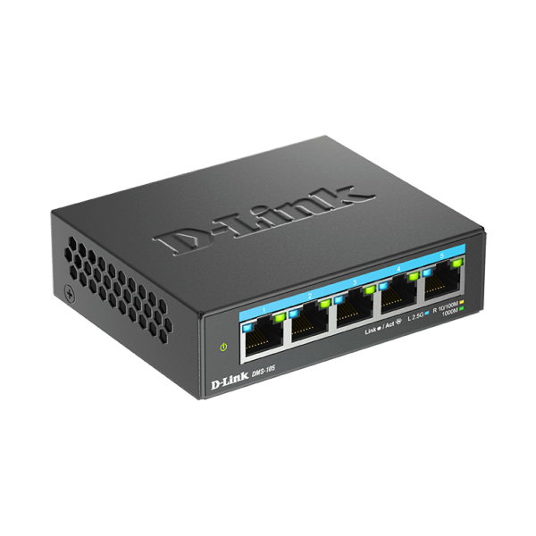 SWITCH D-LINK 5 PUERTOS 2.5 G ESCRITORIO MULTI-GIGABIT [DMS-105] 