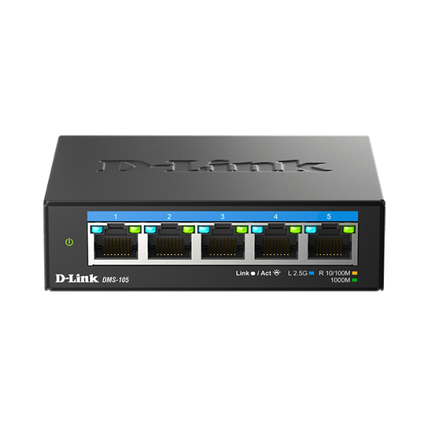 D-LINK SWITCH 5 PORTE DA 2.5 G MULTI-GIGABIT DESKTOP [DMS-105]