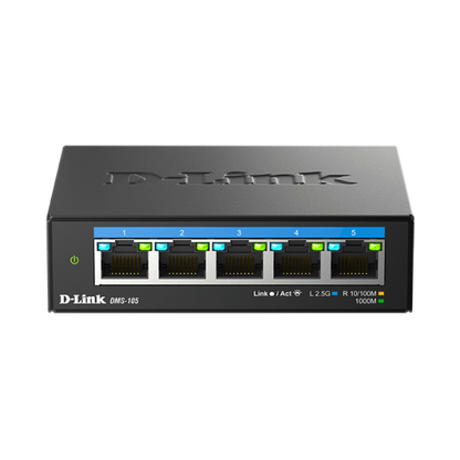 D-LINK SWITCH 5 PORTE DA 2.5 G MULTI-GIGABIT DESKTOP [DMS-105]