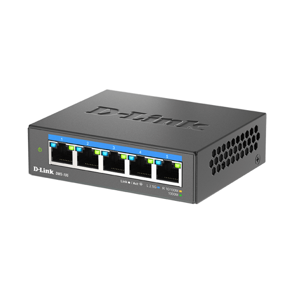 D-LINK SWITCH 5 PORTE DA 2.5 G MULTI-GIGABIT DESKTOP [DMS-105]