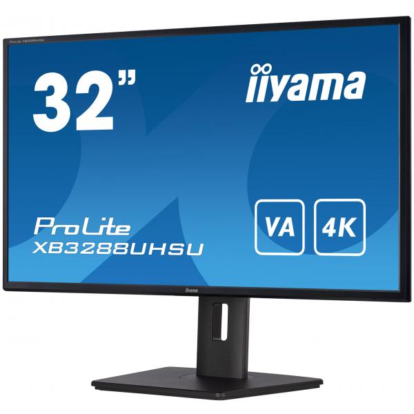 Iiyama ProLite 32 inch - 4K Ultra HD VA LED Monitor - 3840x2160 - HAS [XB3288UHSU-B5]