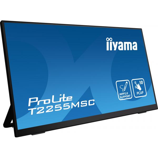 iiyama ProLite T2255MSC-B1 Monitor PC 54,6 cm (21.5") 1920 x 1080 Pixel Full HD LCD Touch screen Nero [T2255MSC-B1]