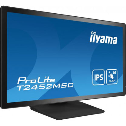 iiyama ProLite T2452MSC-B1 Monitor PC 60,5 cm (23.8") 1920 x 1080 Pixel Full HD LCD Touch screen Multi utente Nero [T2452MSC-B1]