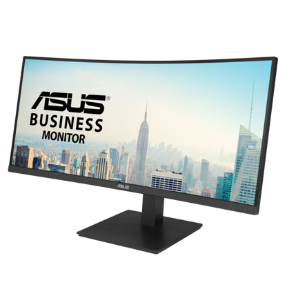 ASUS MONITOR CURVO 34 LED VA 3440X1440 21:9 4MS 300 CDM, PIVOT, USB-C DOCK, DP/HDMI, MULTIMEDIALE, [VA34VCPSN]