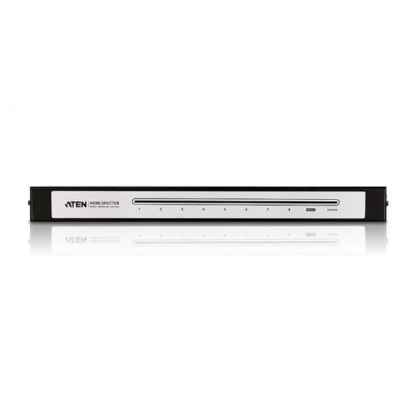 ATEN 8 Port HDMI Splitter, RS232 1.3B Certified VS0108H-AT-G [VS0108H-AT-G]