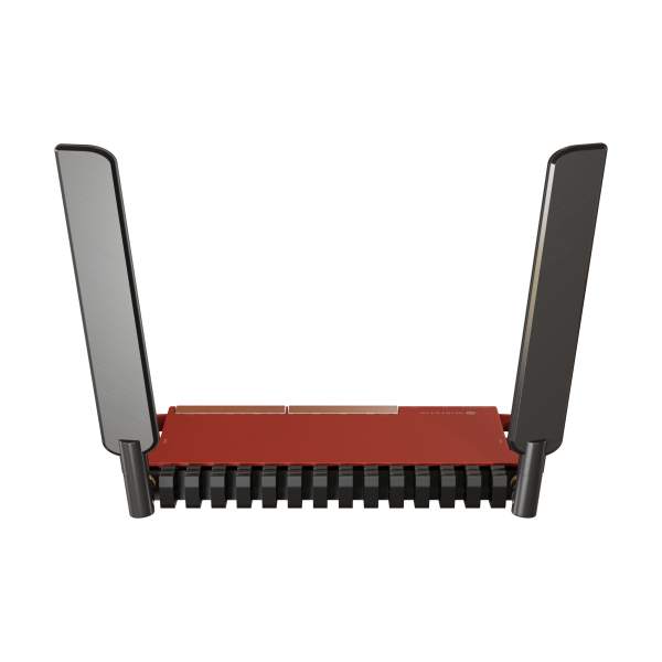 MikroTik, L009UiGS-2HaxD with dual core 800MHz CPU, 512MB RAM, 8 x Gbit LAN, 1 x 2.5 Gbit SFP port, 2.4 GHz 802.11b/g/n/ax dual-chain wireless, 4dBi 2.4GHz external antennas, USB, desktop ca [L009UiGS-2HaxD-IN]