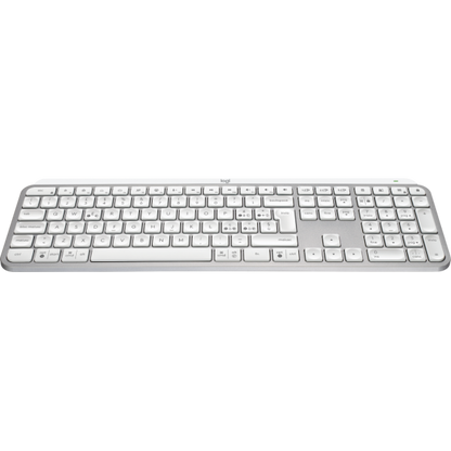 Logitech MX Keys S teclado inalámbrico RF + Bluetooth QWERTY Italiano Aluminio, Blanco [920-011576] 