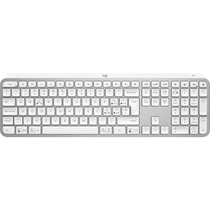 Logitech MX Keys S tastiera RF senza fili + Bluetooth QWERTY Italiano Alluminio, Bianco [920-011576]