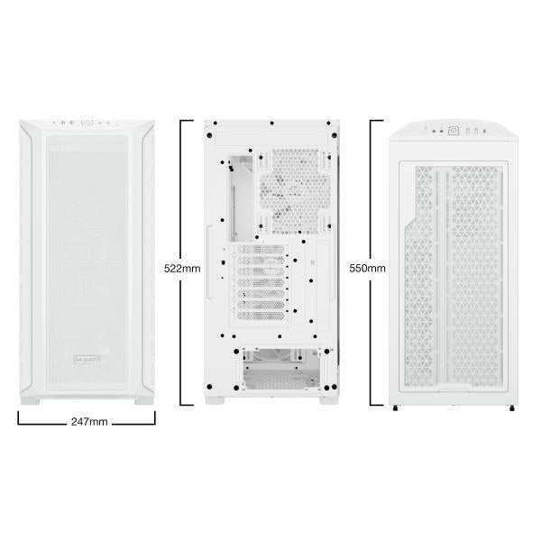 BEQUIET! CASE SHADOW BASE 800 FX WHITE [BGW64]