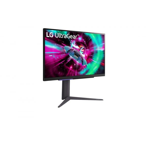 Lg GR93U - 27 pulgadas - Monitor para juegos LED 4K Ultra HD IPS - 3840x2160 - 144 Hz - Pivotante / HAS [27GR93U-B.AEU] 