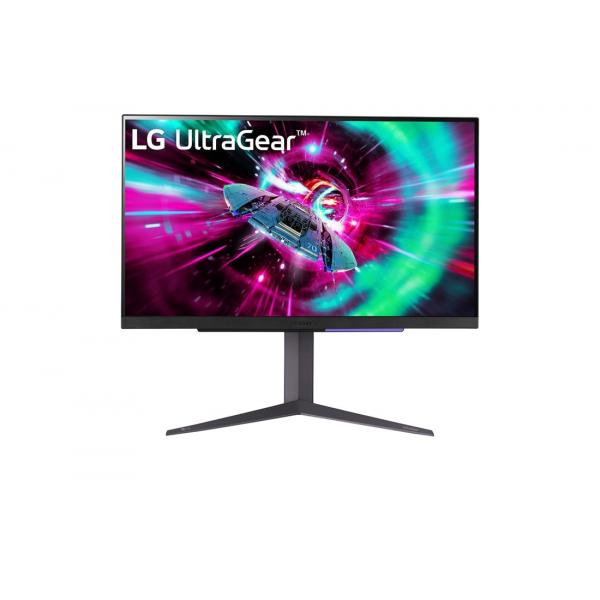 Lg GR93U - 27 inch - 4K Ultra HD IPS LED Gaming Monitor - 3840x2160 - 144Hz - Pivot / HAS [27GR93U-B.AEU]