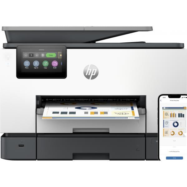 HP MULTIF. INK A4 COLORE, OFFICEJET PRO 9130B, 39PPM, FRONTE/RETRO, ADF, USB/LAN/WIFI, 4 IN 1 [4U561B]