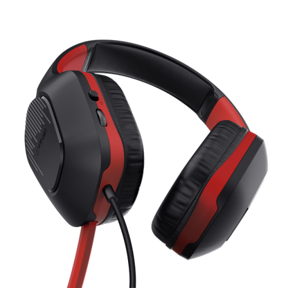 Trust GXT 415S ZIROX Wired Earphone Headphone Gaming Black, Red [24995] 