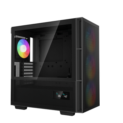 DEEPCOOL CASE MID TOWER CH560 DIGITAL TG 3x140F+1*120B VENTILADOR ARGB R-CH560-BKA [R-CH560-BKAPE4D-G-1] 