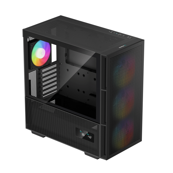 DEEPCOOL CASE MID TOWER CH560 DIGITAL TG 3x140F+1*120B FAN ARGB R-CH560-BKA [R-CH560-BKAPE4D-G-1]