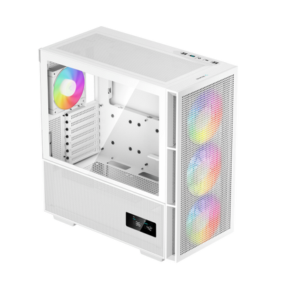 DEEPCOOL CASE MID T.CH560WH DIGITAL WHITE TG 3x140F+1*120B ARGB R-CH560WHAP [R-CH560-WHAPE4D-G-1]