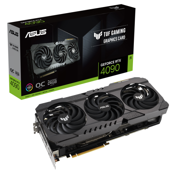 ASUS TUF Gaming TUF-RTX4090-O24G-OG-GAMING NVIDIA GeForce RTX 4090 24 GB GDDR6X [90YV0IY3-M0NA00] 