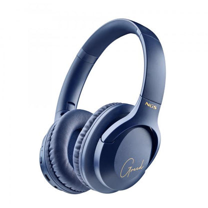 AURICULARES NGS BLUETOOTH 5.1 ARTICA GREED col.AZUL con USB/USB-C+ Jack 3.5 CARGA [ARTICAGREEDBLUE]