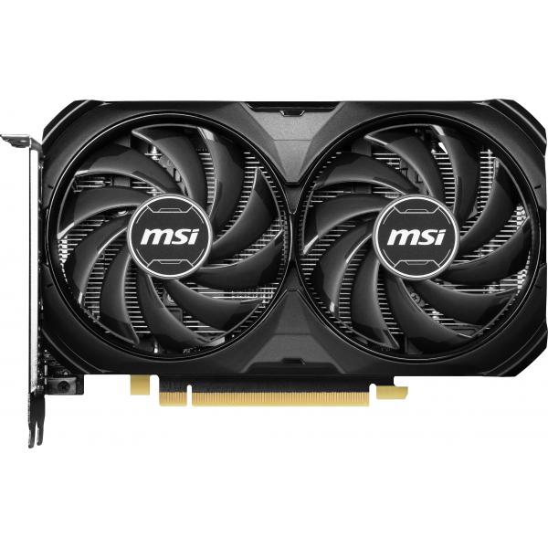 MSI VGA GEFORCE RTX 4060 TI, RTX 4060 Ti VENTUS 2X NEGRO 8G OC, 8GB GDDR6, DP*3/HDMI, ATX, DOBLE VENTILADOR, DLSS 3 [RTX 4060 T V2XBL 8GO]